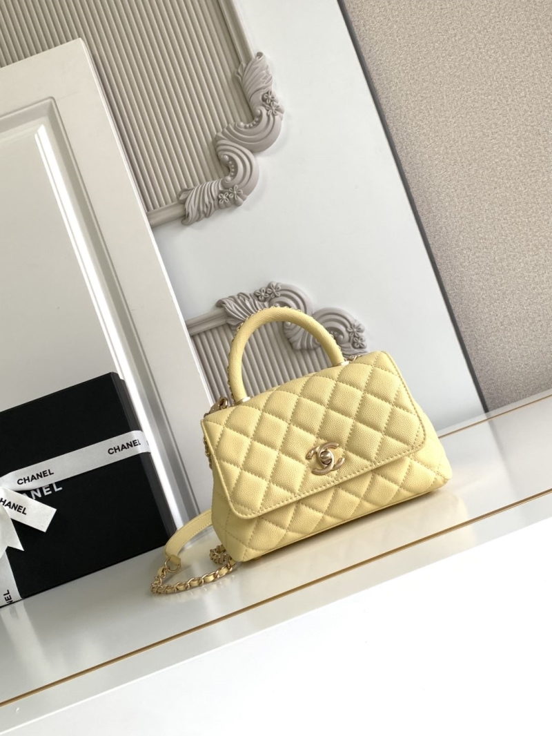 Ch**el top handle bags